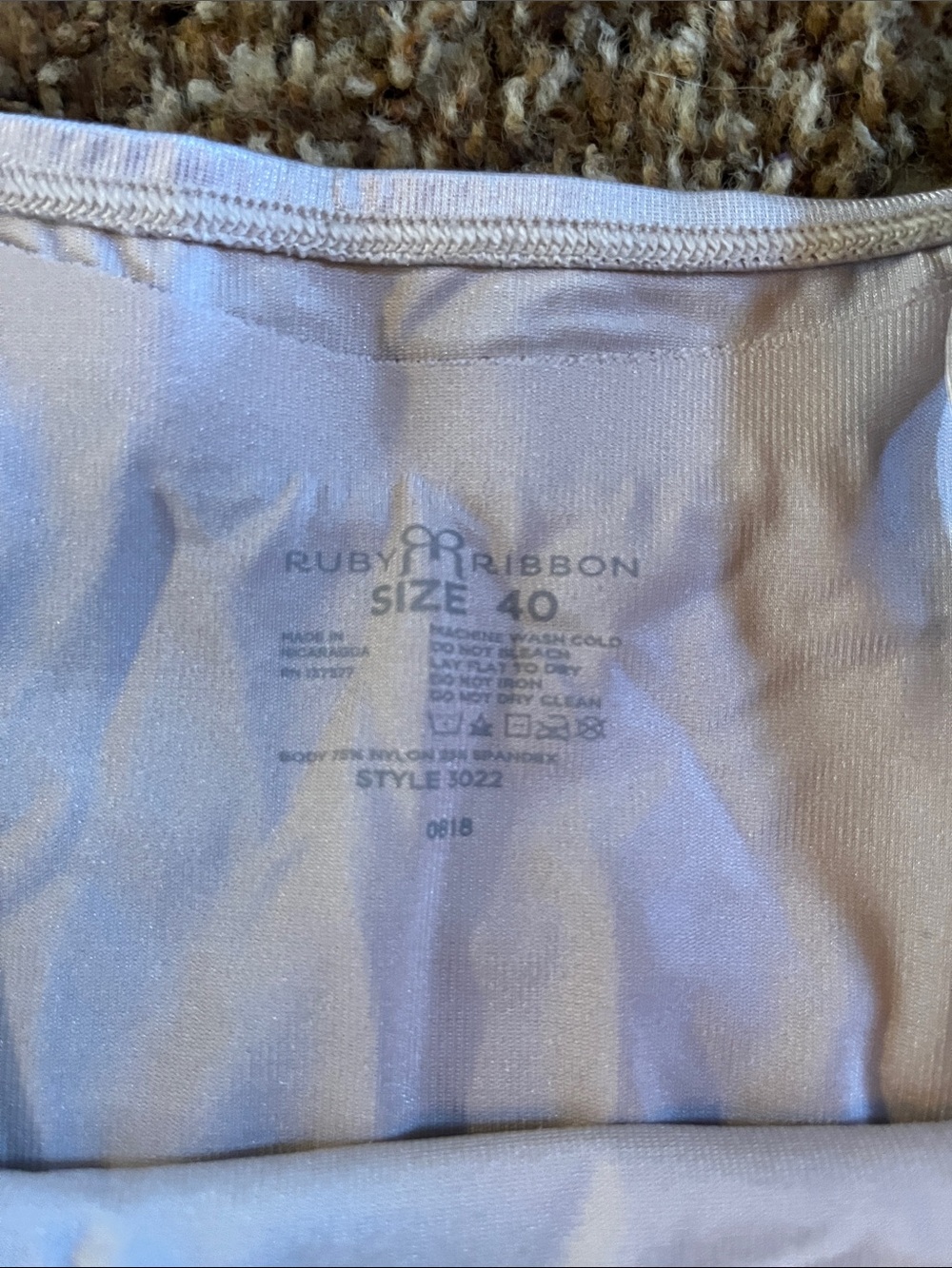 Ruby Ribbon Shaping Camisole - Picture 2 of 3